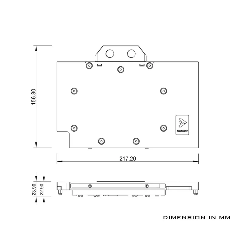 Imagem -06 - Barrow Gpu Water Block para Placa Gráfica de Jogos Refrigerador com Placa Traseira Asus Tuf Strix Rtx 4090 O24g 24g Bs-ast4090-pa