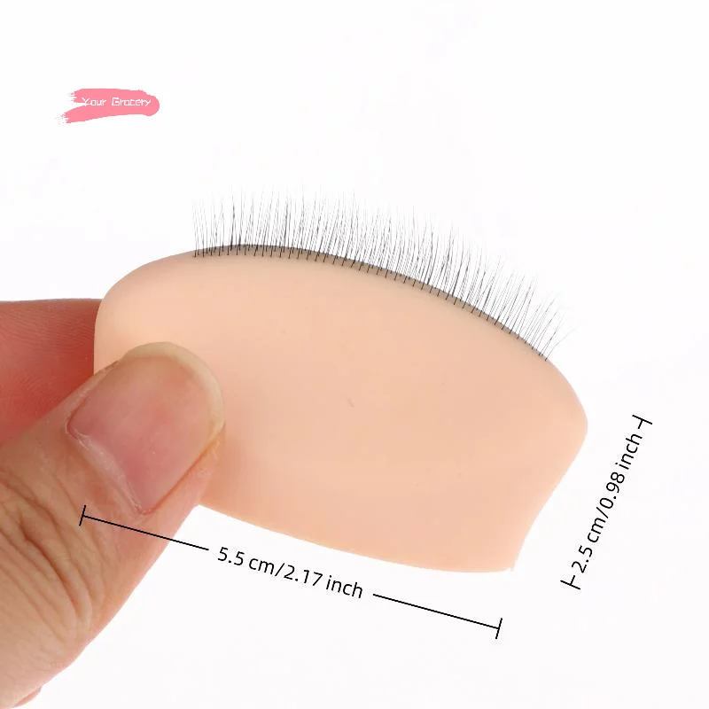 1 قطعة نموذج ممارسة رمش سيليكون مع ملحقات واقعية أداة تدريب الجفن قابلة لإعادة الاستخدام لتعلم تطبيق رمش #6