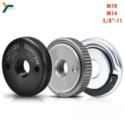 M10 M14 5/8''-11 Angle Grinder Flange Nut Inner Outer Quick Release Locking Nut Replace For Bosch Metabo Milwaukee Makita Dewalt