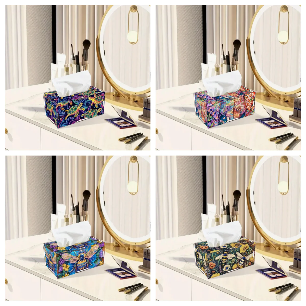 1 DIY Turtle/Bee Pattern Diamo - Pattern Tissue Paper ulasan dan harga