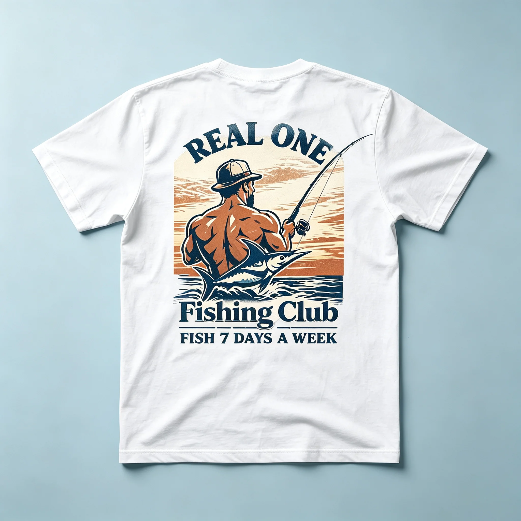 Funny Fisherman Mens Designer T Shirt  Tshirt For Men Slogan