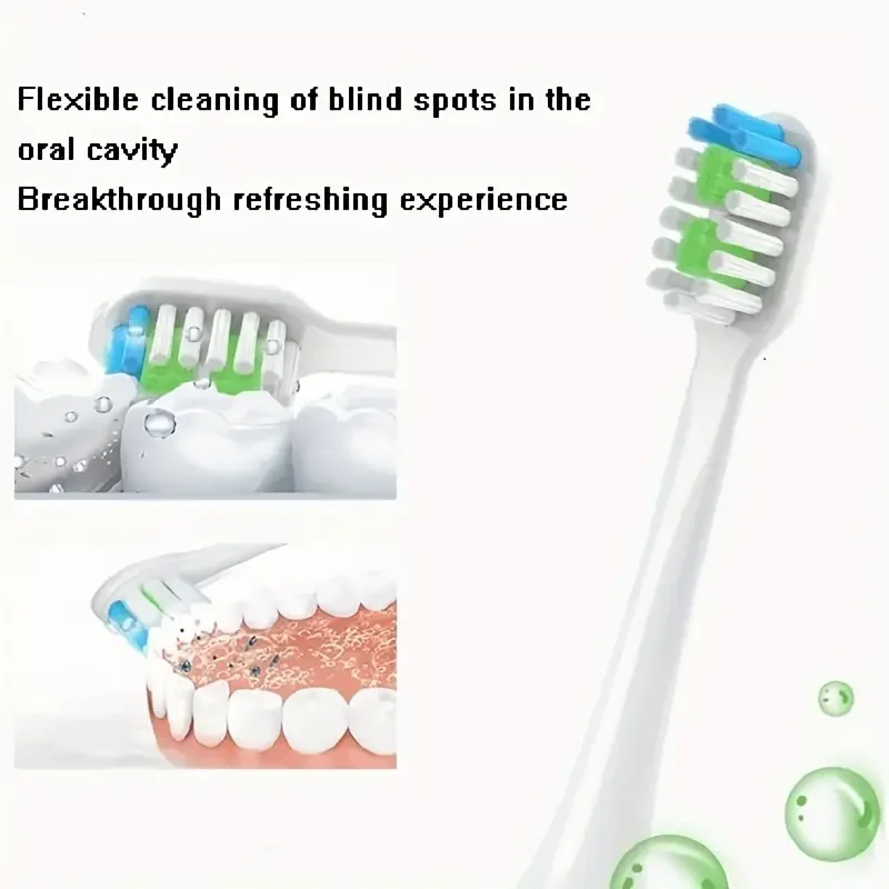 4-10pcs Replacement Brush Heads for SOOCAS X3 X5 V1 X3U Soft Bristle Electric Toothbrush Dupont Bristle Sealed Packed image 4