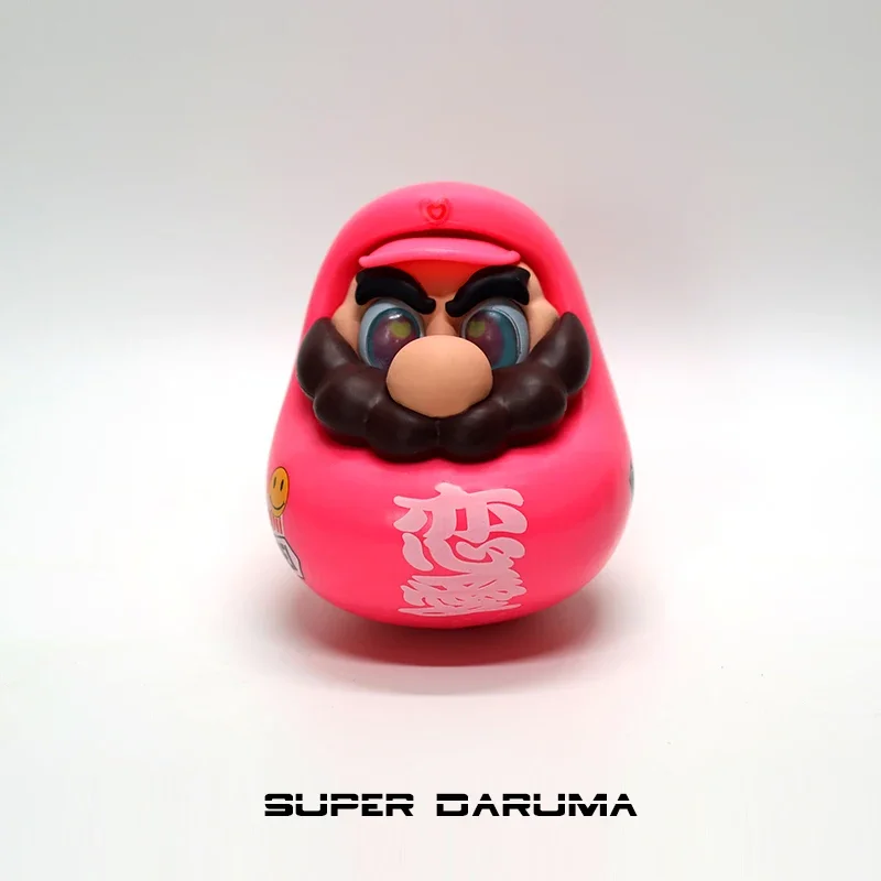 Super Mario, Non Tumbler, Mario, Super Damo, Egg Blind Box, Get Rich, Love and Luck, Car Desktop Decoration