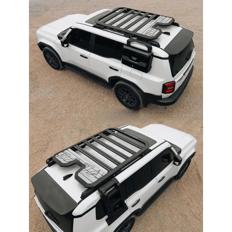 For LAND CRUISER PRADO 250 J250 LC250 CAR ROOF RACKS Roof Platform Running Board Side Step Storage Box Spoiler Roof Rail