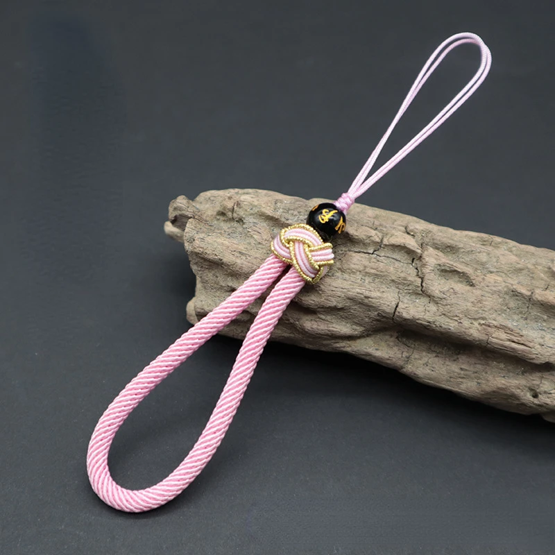 Handmade Phone Lanyard Dual Rope Anti-lost Anti-drop Keychain Wrist Sturdy Durable Strap Keycord Braided Bracelet Man For iPhone