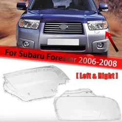 For Subaru Forester 2006 2007 2008 Lamp Cover Headlamp Shell Transparent Lampshade Left Right Headlight Cover Lens Glass