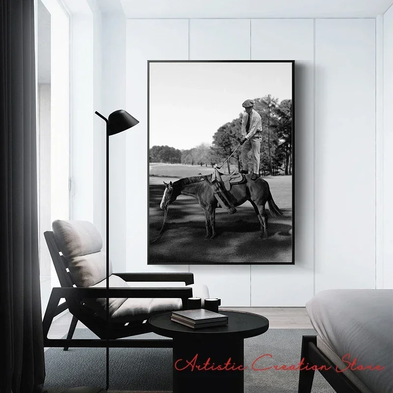 Vintage Golf Photography Art Posters Canvas Print Wall Skyscraper Painting Sport Art Bar Golfer Gifts for Living Room Home Decor