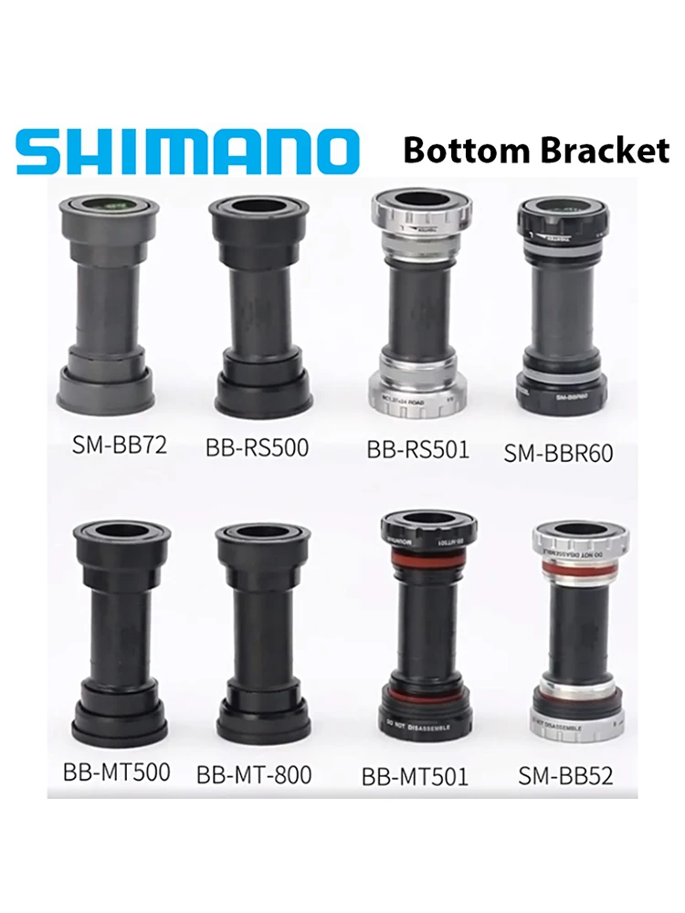 AliExpress Shimano Deore SM-BB52 MT500 XT MT800 MT801 Hollowtech Mountain Bike Bottom Bracket 68 73 MM RS501