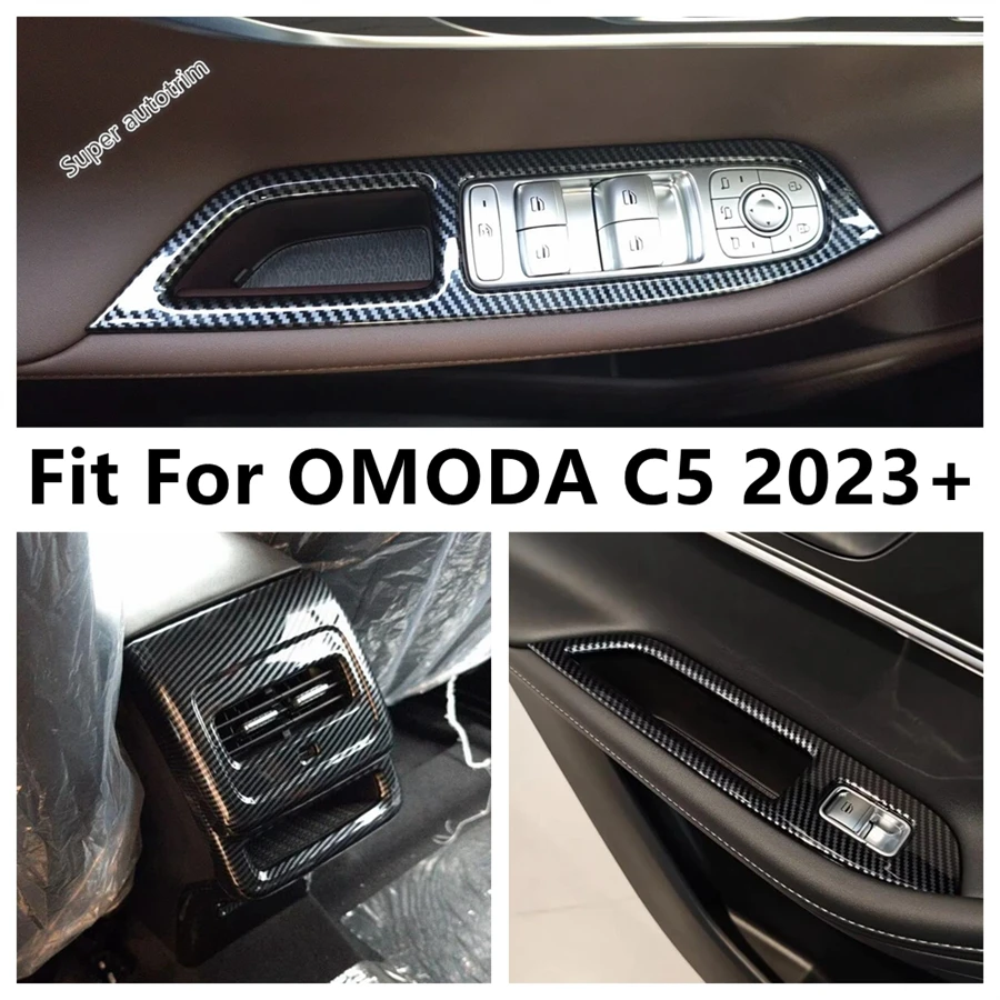 

Window Lift Button / Rear Armrest Box Air Conditioner AC Vent Anti Kick Frame Cover Trim Accessories For OMODA C5 2023 2024 2025