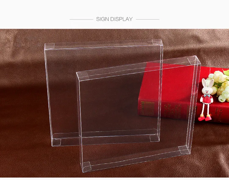 50/100pcs  Clear PVC Boxes Wedding Favor Gift Box Transparent Party Candy Bags Chocolate Jewelry/Candy/Packaging Bag