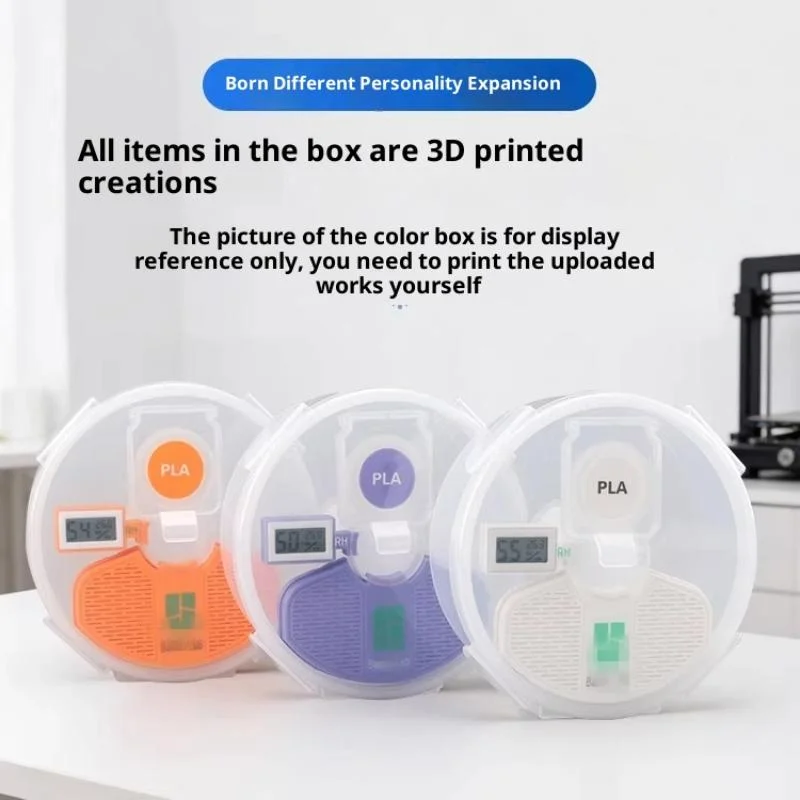 1Set Dustproof Anti-Moisture Sealed Box Release 3D Printing Filament Dry Box 1KG Storage Case Wall-Mounted For Filament Holder