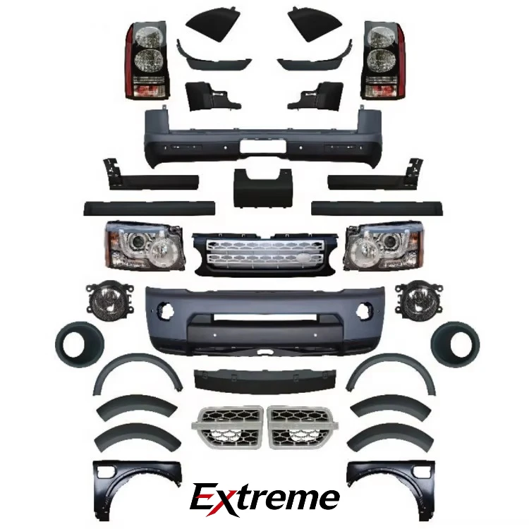 LR3 up 2010 LR4 Full Body Kit Include Bumpers and Lamps