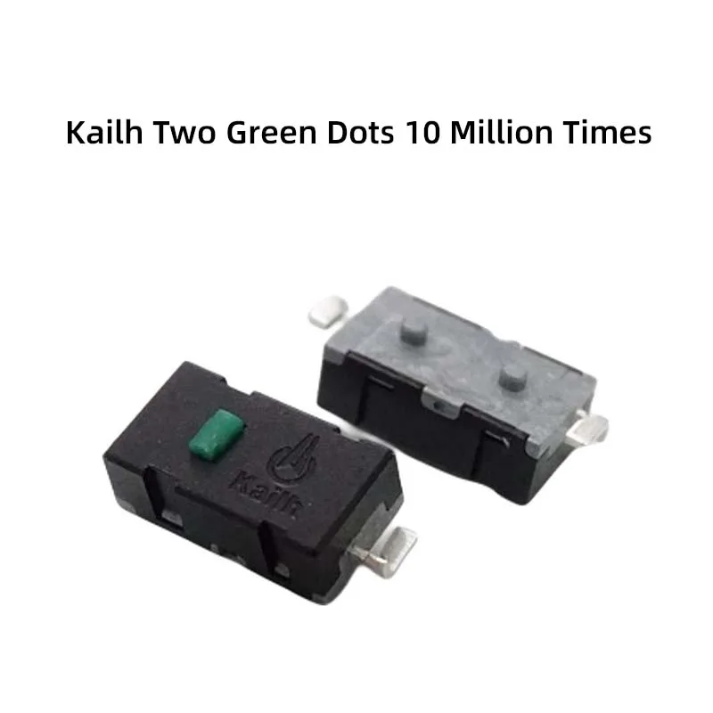 5 قطعة مفتاح ماوس Kailh نقطة خضراء 10 مليون نقرات G502 أزرار جانبية GPW ذات دبوسين #1
