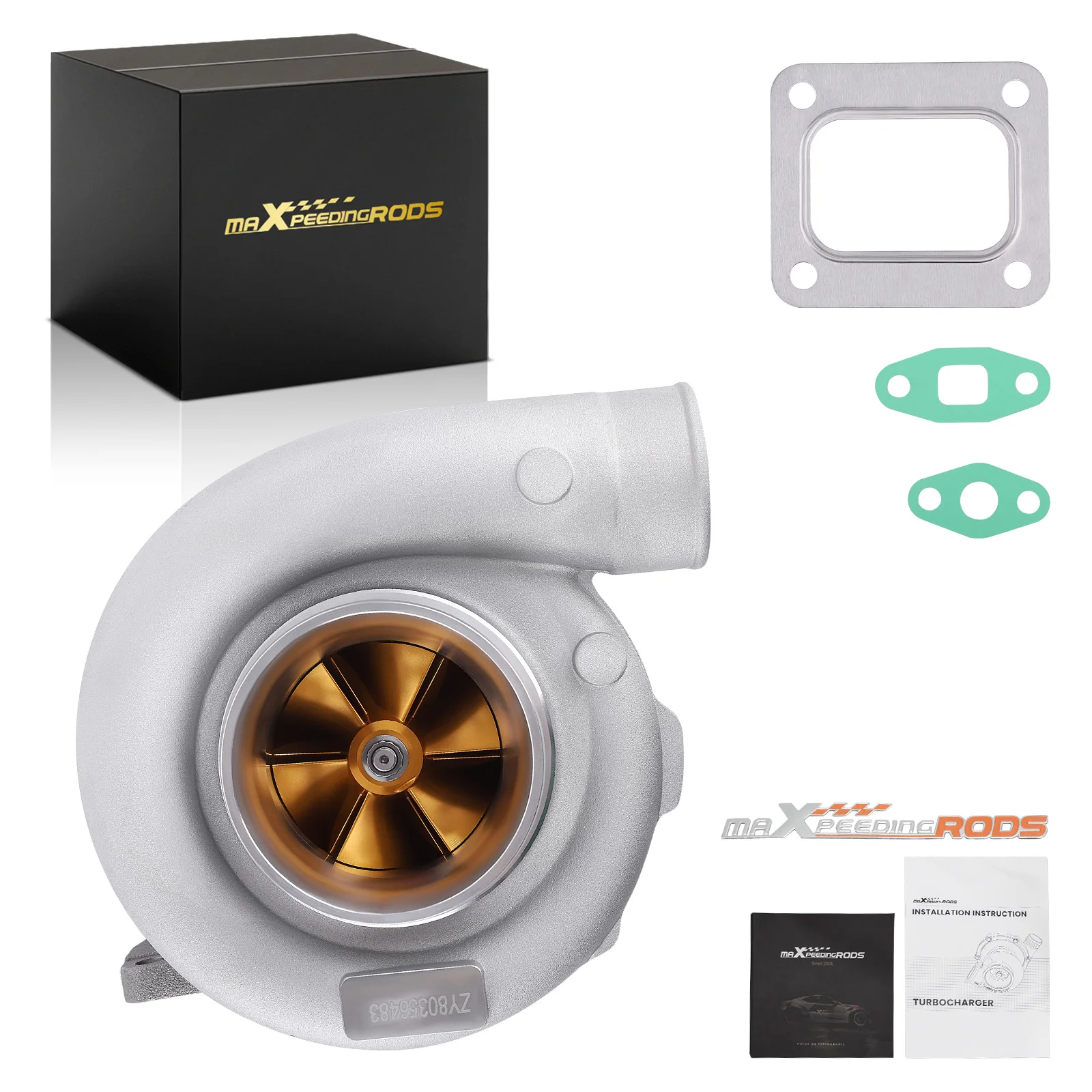 

T76 Billet Wheel Turbo Turbine T4 Flange Turbine Trim 76.5 AR 0.96 up to 500BHP