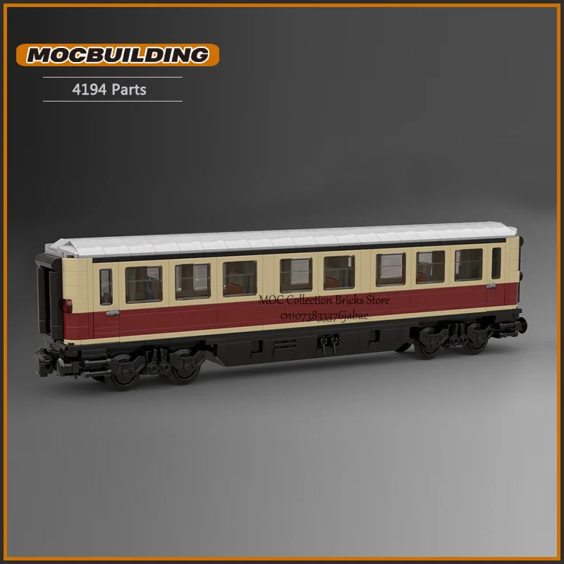 Rheingold Express MOC Building Blocks 7740 Reimagination High speed Technology Bricks DIY Assembled Transportation Toys Gifts