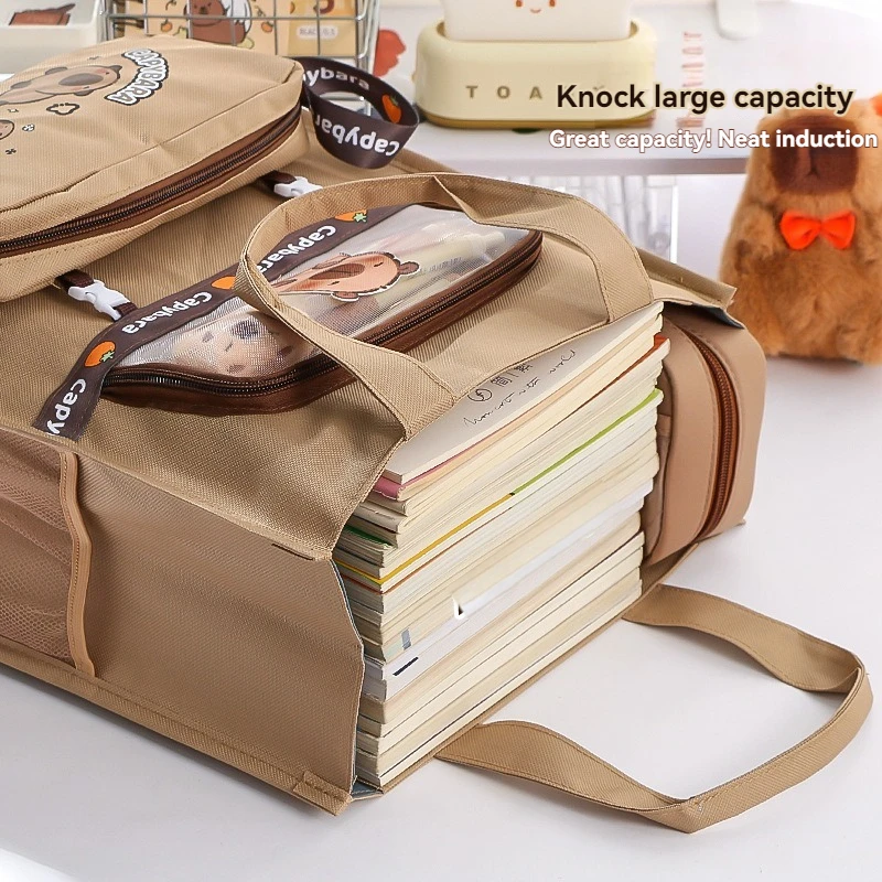 حزمة تعليمية حقيبة القلم قماش تخزين حقيبة الملفات مؤسسة التدريب قماش بسيط Kapibala حزمة تعليمية