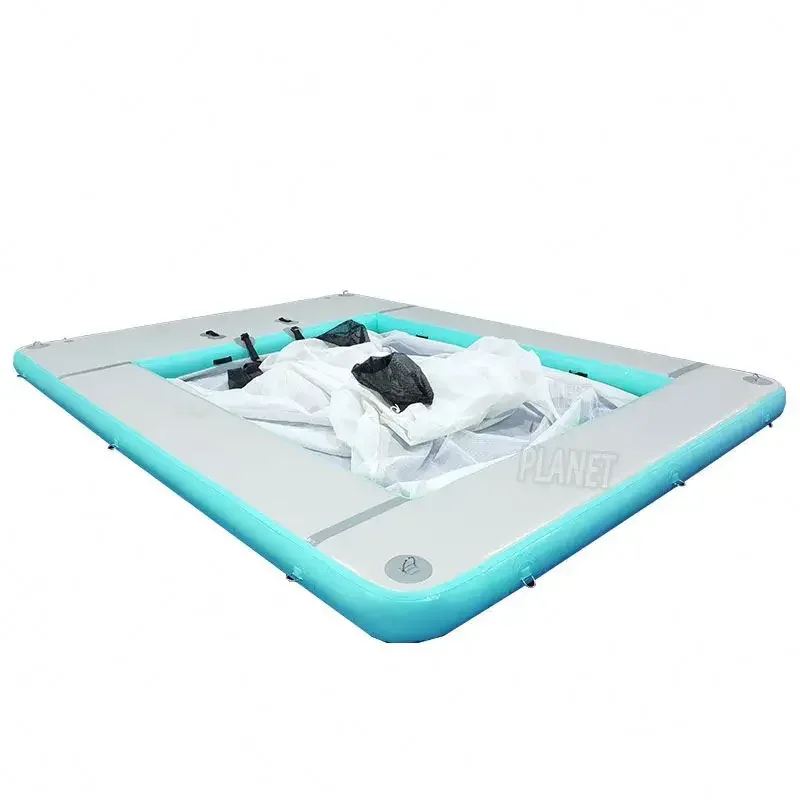 Newly Upgraded Portable Outdoor Inflatable Water Platform Floating Sea Swimming Pool Inflatable Marine Swimming Pool
