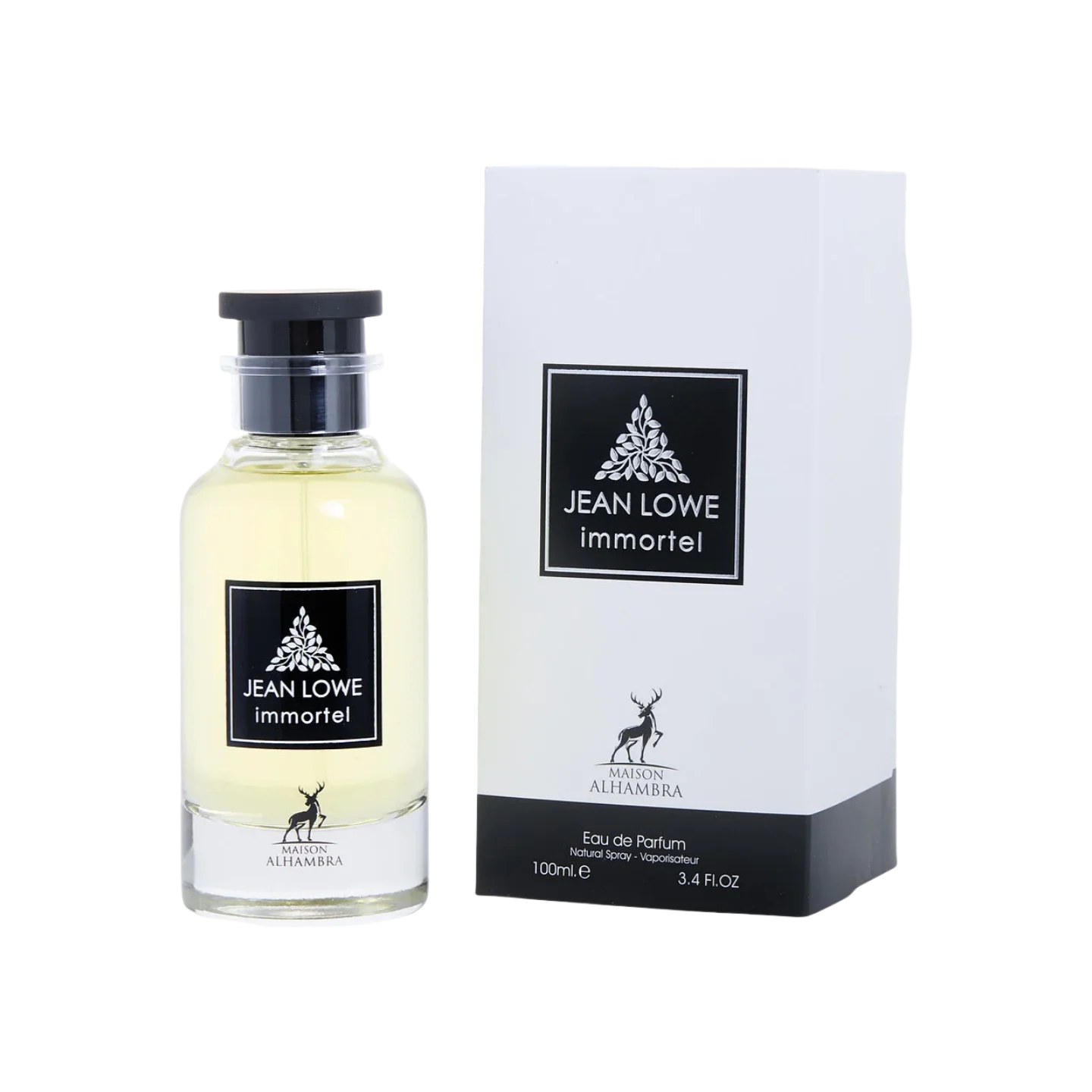 بخاخ جان لو إمورتيل للرجال Eau de Parfum 3.4 أونصة - عطر رجالي ممتاز مع ملاحظات خشبية غنية وحارة وكهرمانية، يدوم طويلاً