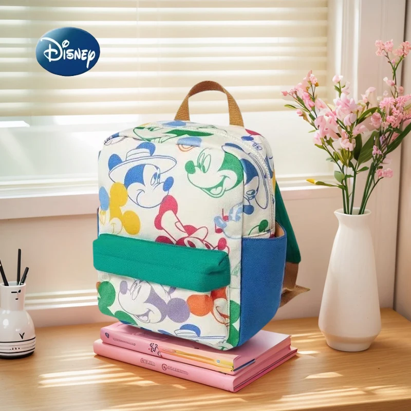

Disney's New Children's Backpack Cute Kindergarten Schoolbag Unisex Large Capacity Travel Backpack For Kids
