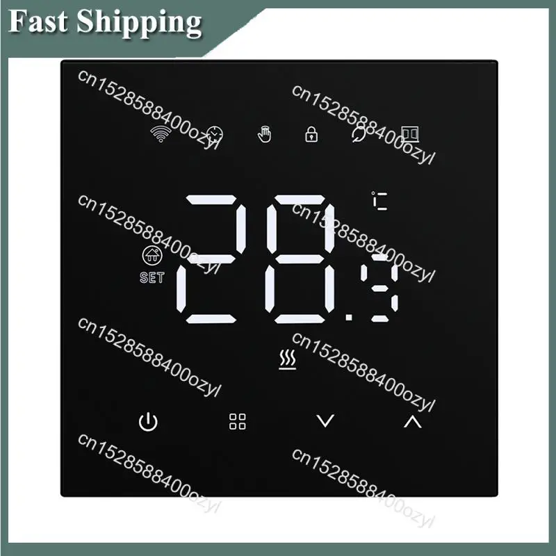 

August Tuya Wi-Fi контроллер температуры 100-240 В 3A настенный котел, совместимый с Alexa и Google Home A