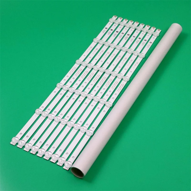 9Pcs TV LED Array Bars 4708-K490WD-A2213K11 2213K01 Backlight Strip For Philips 49PFF5455 49PFG5001/78 49PFL3445/T3 49PUF6050/T3