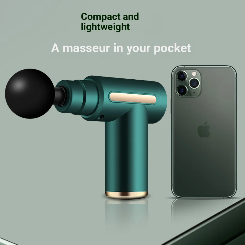 Ultra-Lightweight Body Massage Gun | High-Strength Skin-Friendly Material, Compact Muscle Relaxer, USB-C Charging, Easy to Carry