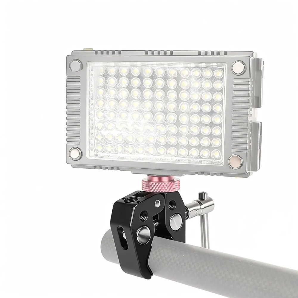 CAMVATE マジックフリクションアーム スモールスーパークランプ クランププライヤー クリップ 1/4インチ-20 & 3/8インチ-16ネジ穴付き DSLRカメラスタジオ用