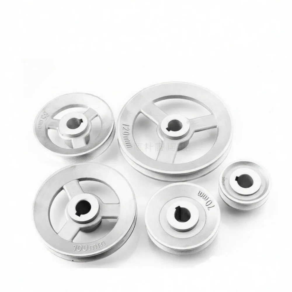 Sewing Machine Motor Drive Pulley Aluminum V Belt Wheel Industrial Flat Overlock Machine Component Replacement Gear