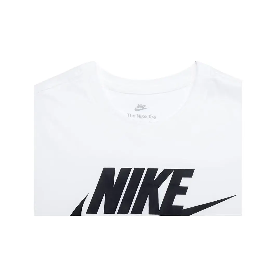 Nike Breathable Short-Sleeve T-Shirt & Quick-Dry Marathon Elastic Waist Shorts Casual Sports Set AR5005-101 BV6856-010