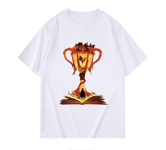 Top con temática de Harry Potter impreso en 3D, suelto, transpirable y cómodo, adecuado tanto para adultos como para niños, hombres y mujeres 1