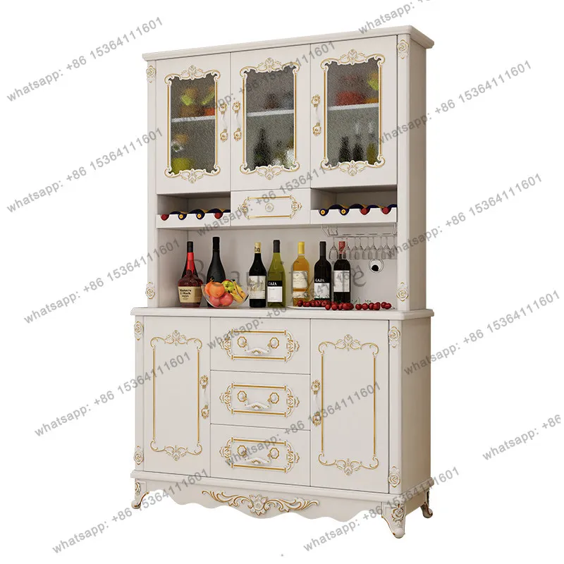Dustproof White Kitchen Cabinet Classic Display Japanese Narrow Kitchen Cabinet Storage Modern Szafka Kuchenna Furniture Home