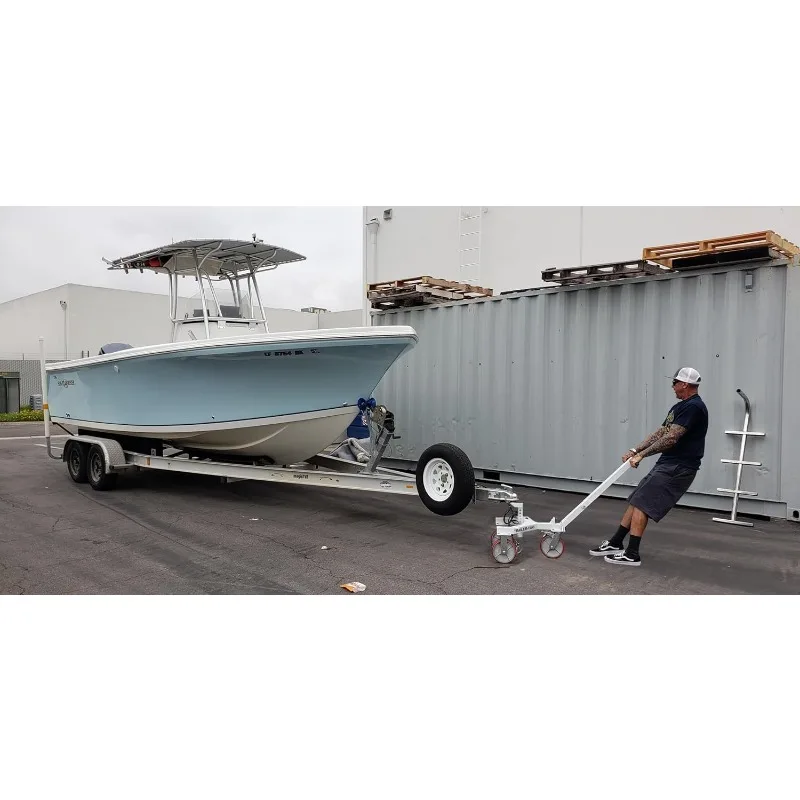 3,500lb Tongue Weight Trailer Mover for RV Boat Motorcycle Jetski- World's Greatest Trailer Dolly