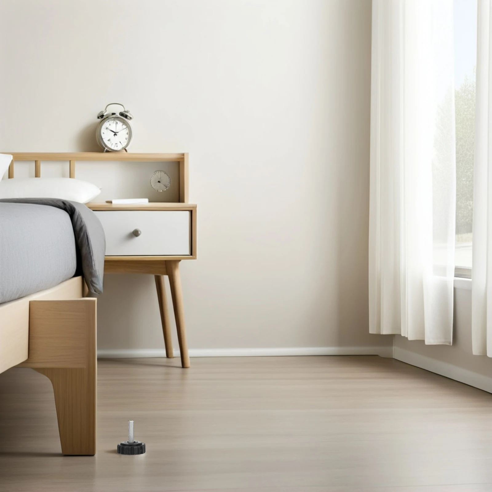 

12Pcs Adjustable Furniture Feet Rubber Level Pads Anti Slip Chair Sofa Table Bed Floor Protector Furniture Floor Protectors