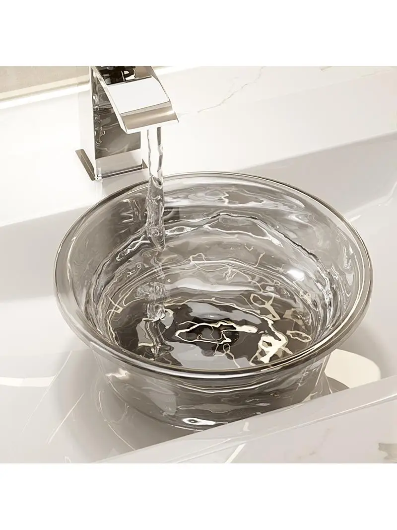 

Большой прозрачный пластиковый круглый таз для мытья лица, одежды и овощей, для домашнего использования, для студенческих общежитий