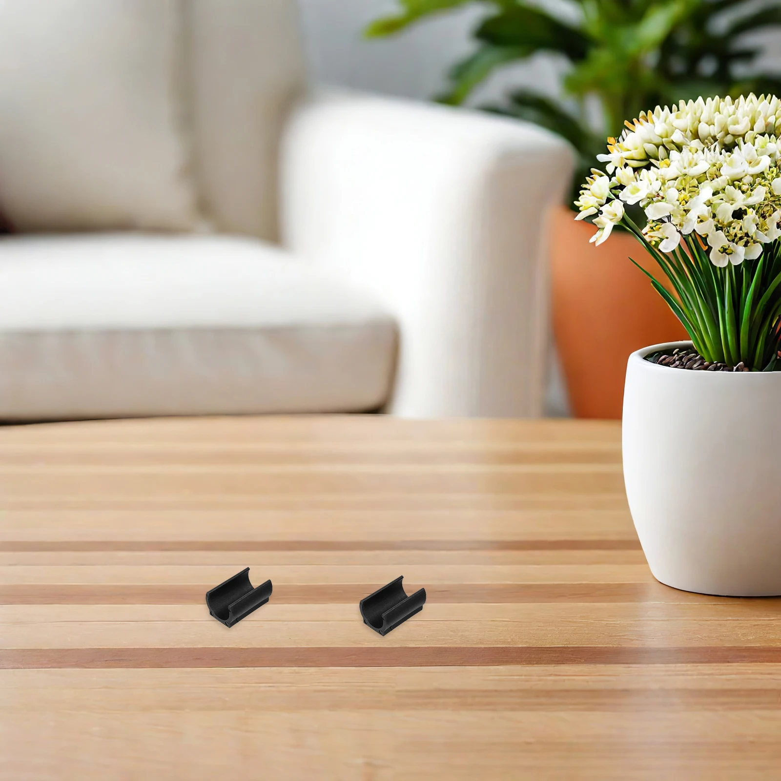 

25 pcs Foot Pads Plastic Furniture Chair Trampoline Leg Covers Trampoline Leg Covers U-Shaped Table Desk Protector Mats