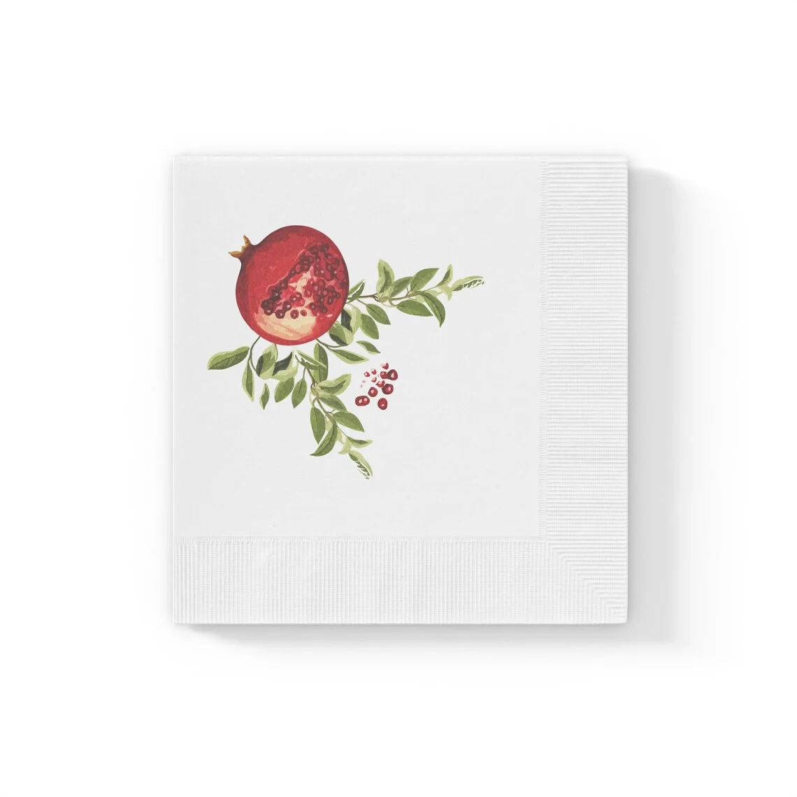 10pcs Pomegranate Printed Disposable Cloth Napkins Rosh Hashanah Jewish New Year Table Decoration supplies