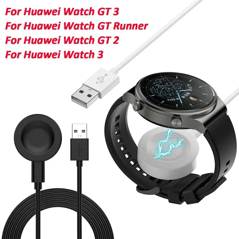 For Huawei Watch GT 3 4 Pro USB Cable Charging Dock Stand for GT2 Pro GT Runner GT Cyber Buds Portable Wireless Power Charger