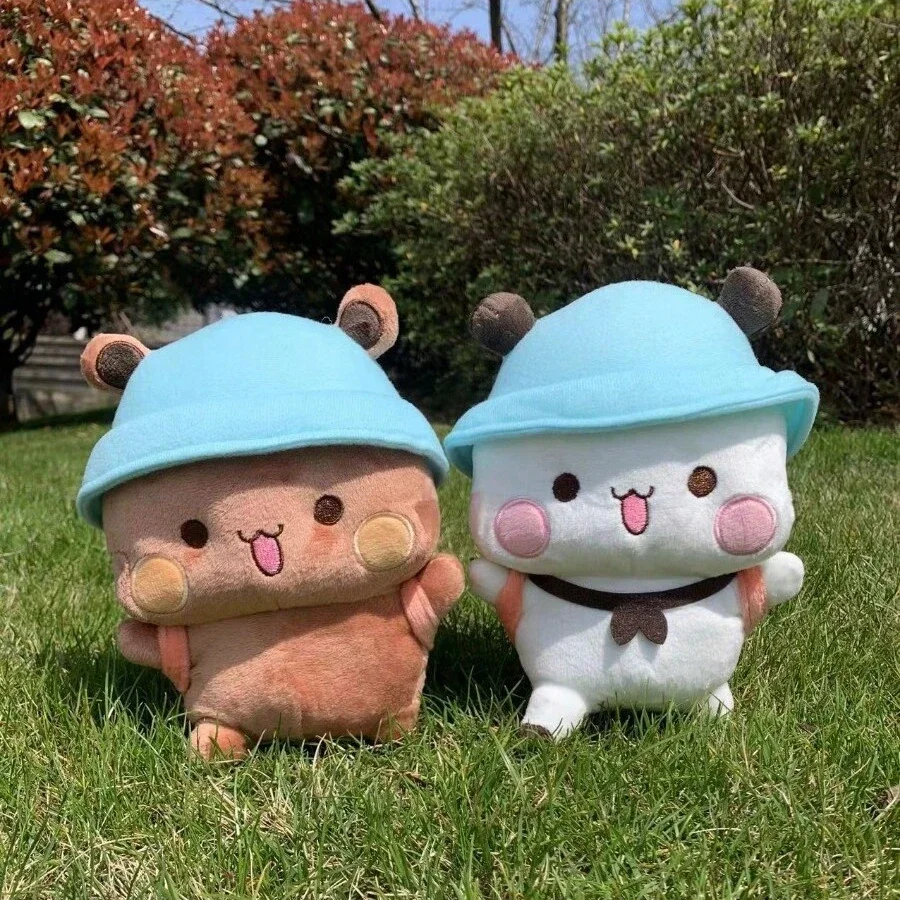 Cute Bubu Dudu Plush Toy Milk Bubble Tea Plushie Yier Panda Bear Doll Lovely Cartoon Stuffed Home Decoration Kids Christmas Gift