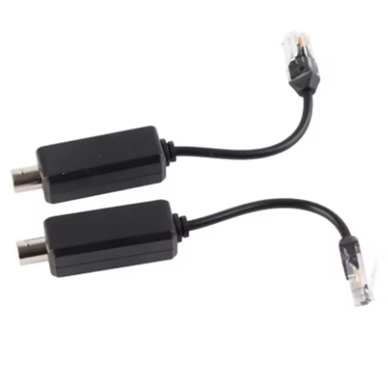 DIGIT-Coaxial Transmitter Receiver Extender 1Pair 10/100Mbps 1CH Passive For IP Network For IP NVR Camera Over Coax Extender