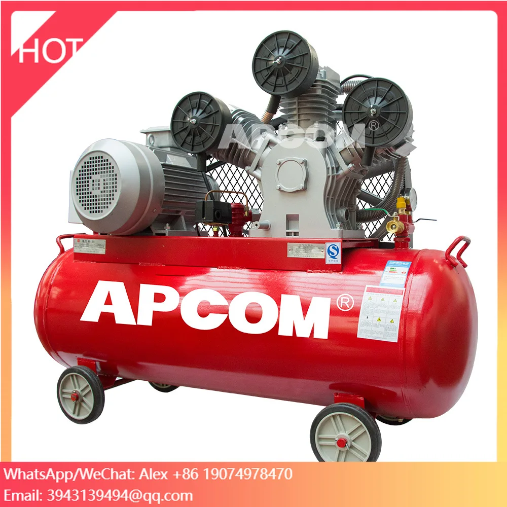 

APCOM COMPRESOR 8bar 115psi 1m3/min 30CFM Поршневой воздушный компрессор с возвратно-поступательным движением De Ar 7,5kw 10hp Воздушный компрессор