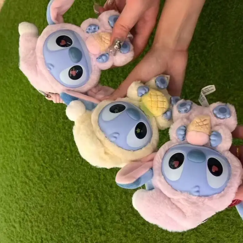 

Новинка 2025 года, серия «Ститча ешь, некоторые вещи перед сном», виниловая слепая коробка, сумка, подвеска, милая кукла, загадочная коробка, игрушка, подарок для взрослых