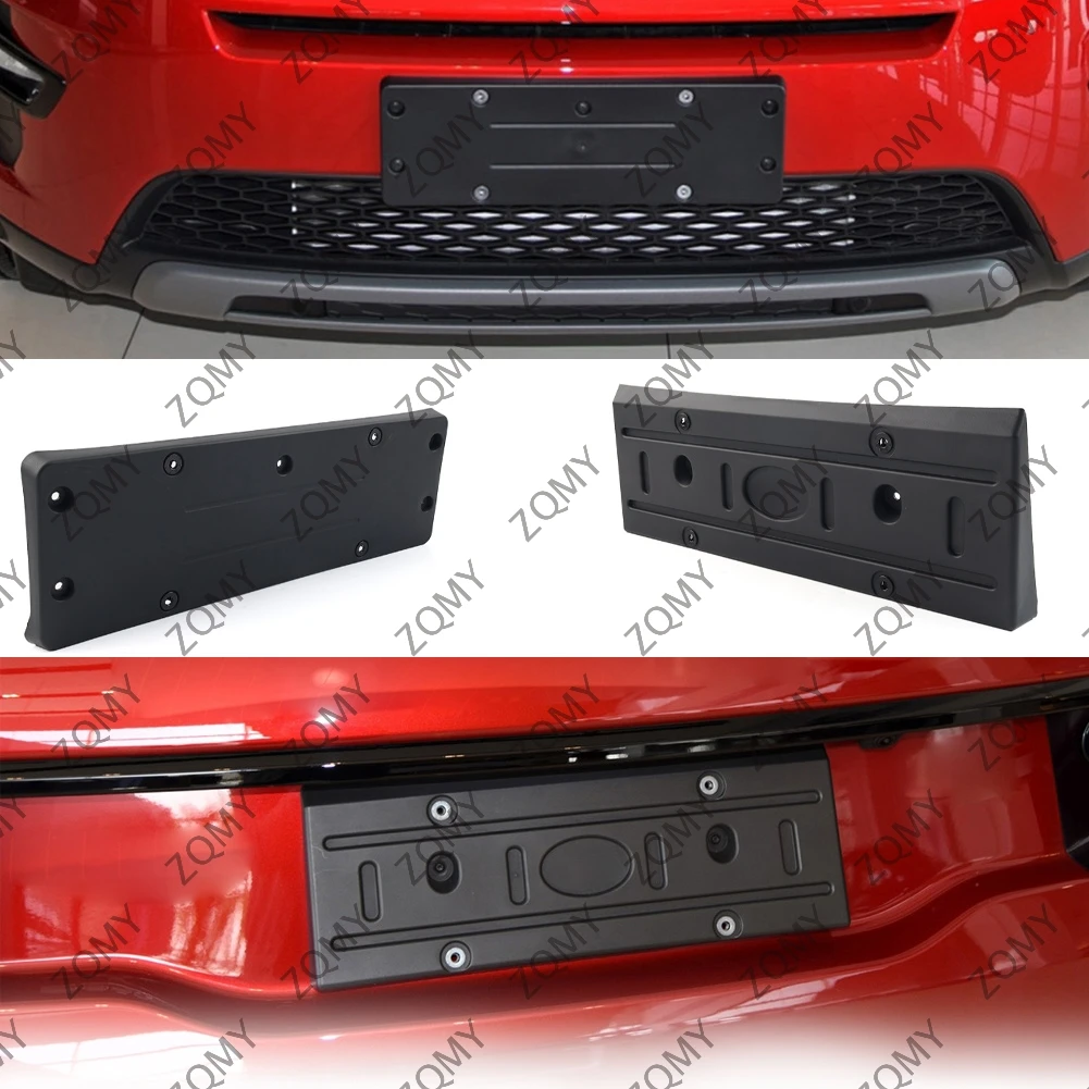 

Car Rear License Front License Plate Holder Tag Mount Bracket For Land Rover Discovery Sport 2015 2016-2019 LR061148 LR061252