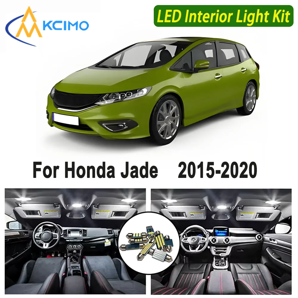 

Kcimo For Hyundai Honda Jade 2015 2016 2017 2018 2019 2020 Premium Bright LED Interior Dome Map Trunk Light Kit Car Led Lamps