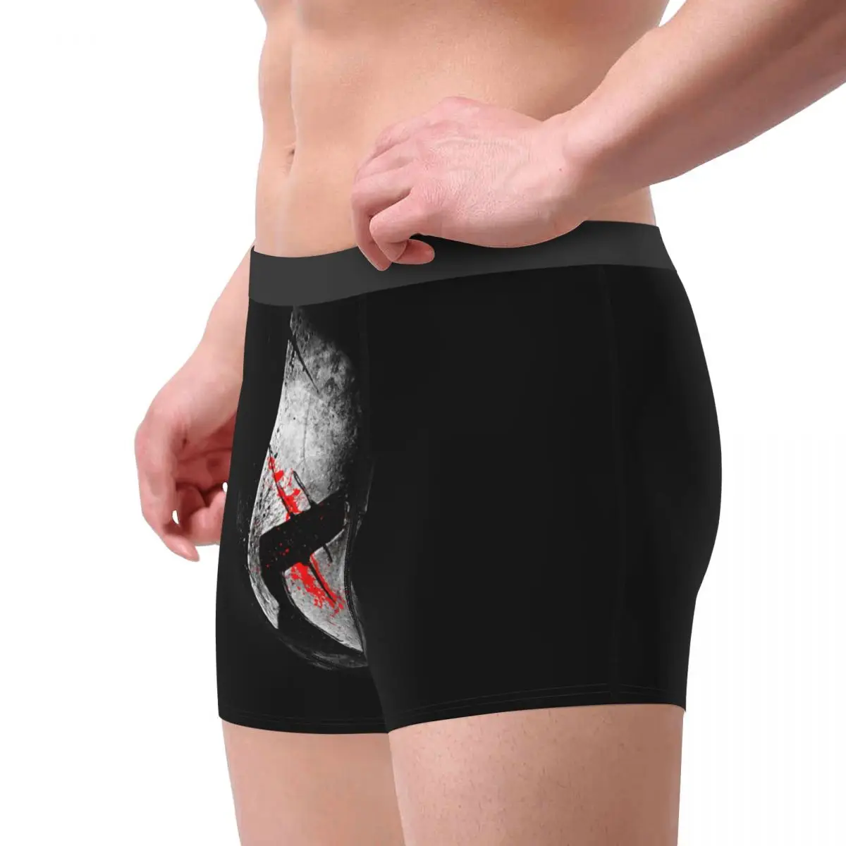 Spartan Sparta Helmet Men's Underwear Boxer Briefs Shorts Panties Funny Breathbable Underpants for Homme S-XXL