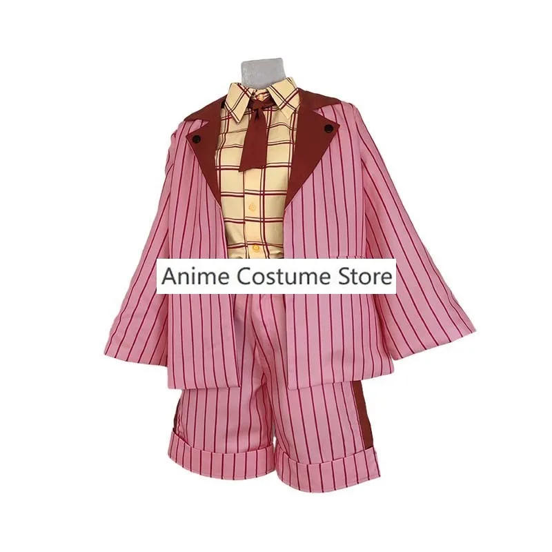 Akiyama Mizuki Pink Uniform Anime Game Cosplay Costume Suit Shorts Wig Anime Pink Lovely Suit Halloween Party Outfit for Girls