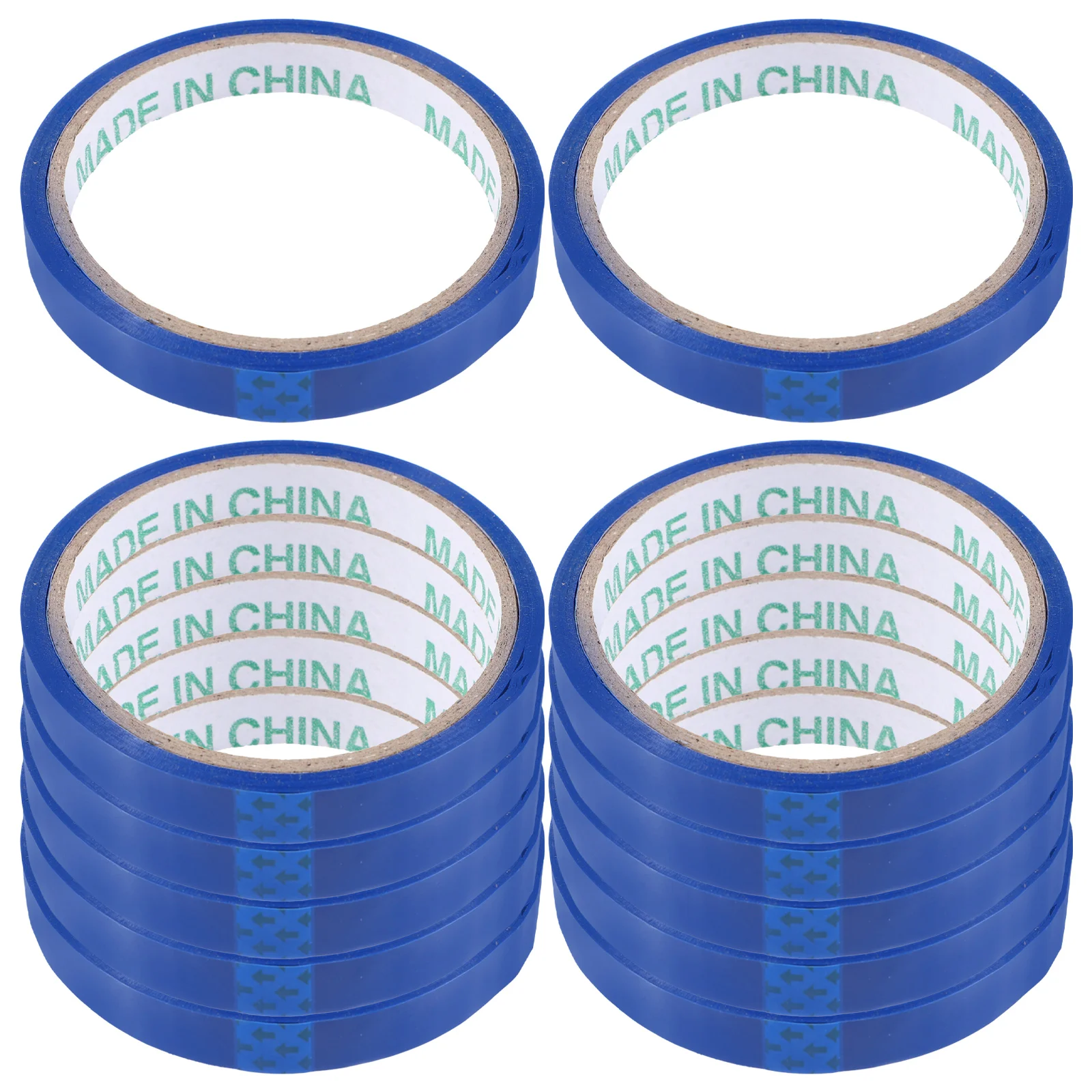 12 Pcs Bag Sealing Tapes Freezer Packing Multifunction Packaging Blue Tying Refills