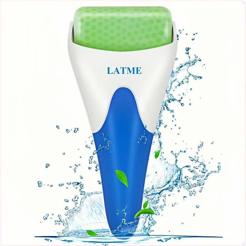 LATME Green Ice Roller for Face and Eyes
