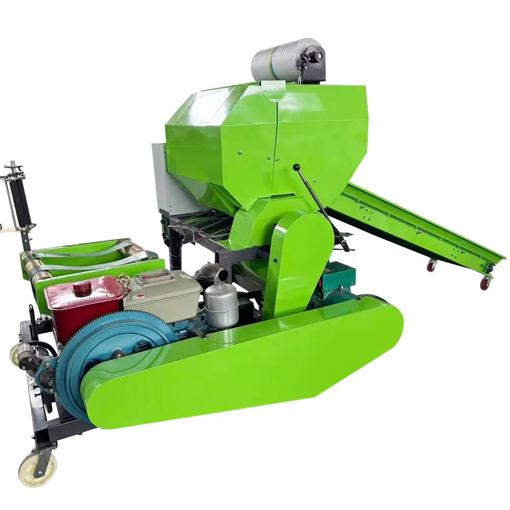 hay Straw and Grass Press Baling Baler Machine Bundler Machine Alfalfa Hay Grass Corn Silage Baler Price