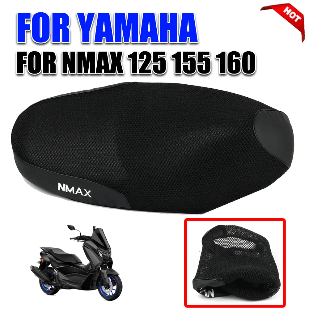 

Мотоциклетная сетчатая подушка для сиденья, куртка, защита, теплоизоляционный чехол для сиденья для Yamaha NMAX 125 155 160 N-MAX 155 NMAX 155 NMAX 125