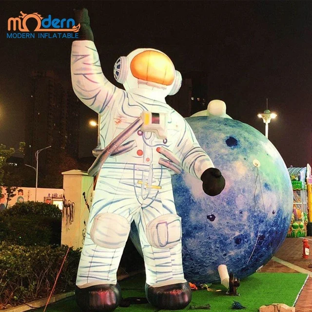 Hot Sale Giant Inflatable Astronaut Stage Balloon for Performance High Visibility Inflatable Product